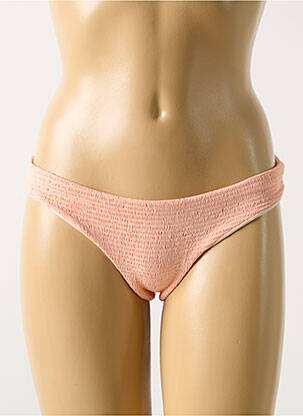 Bas de maillot de bain stretch culotte orange PILYQ femme
