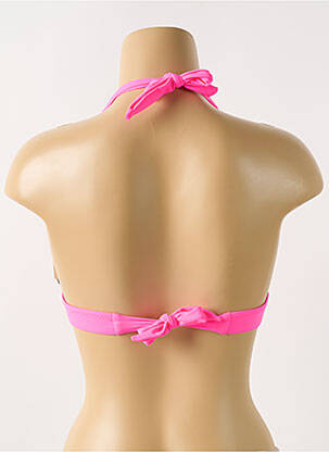 Haut de maillot de bain stretch haut soutien-gorge avec mousse de rembourrage amovible rose PHAX femme