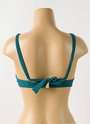 Haut de maillot de bain stretch haut soutien-gorge emboitant vert CYELL femme