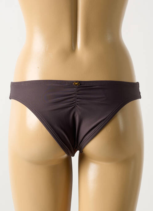 Bas de maillot de bain culotte culotte marron PILYQ femme