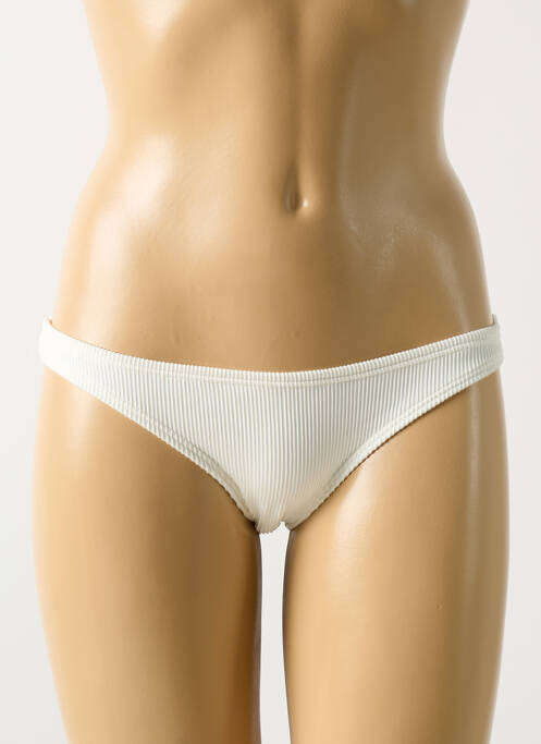 Bas de maillot de bain beige PILYQ pour femme