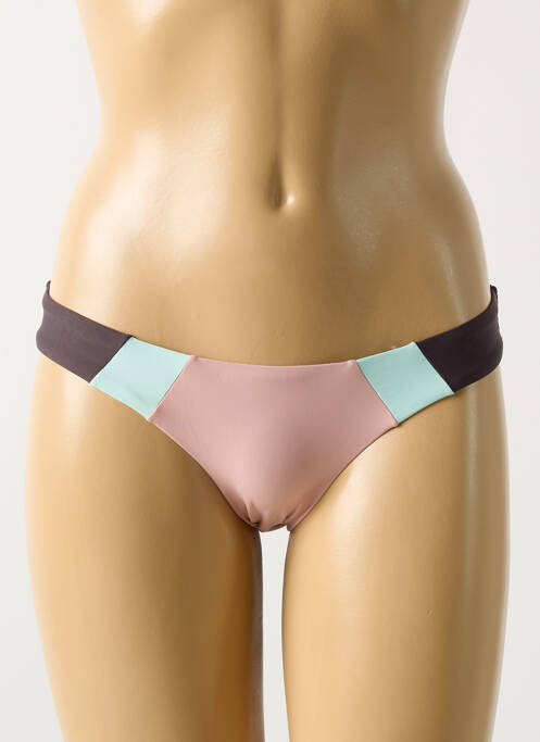 Bas de maillot de bain marron PILYQ pour femme