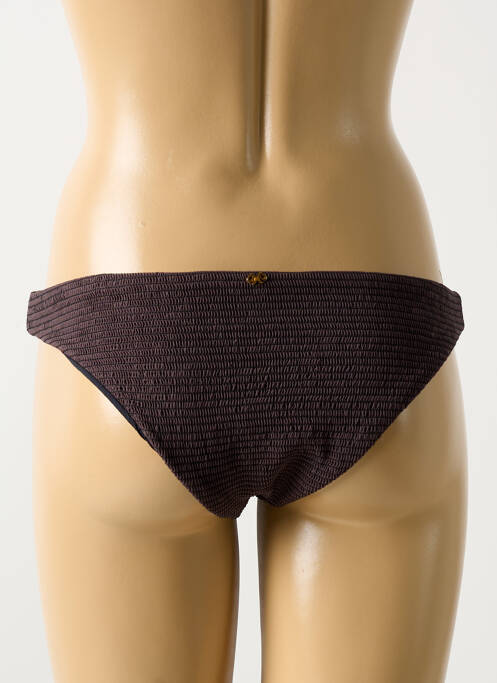 Bas de maillot de bain marron PILYQ pour femme