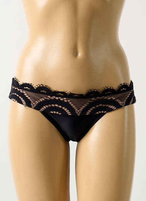 Bas de maillot de bain noir PILYQ pour femme