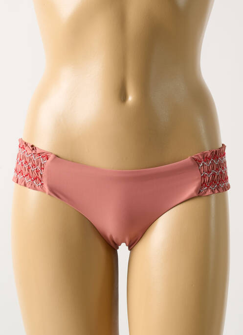 Bas de maillot de bain rose PILYQ pour femme