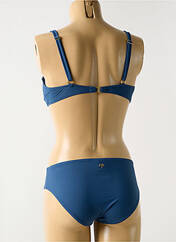Maillot de bain 2 pièces bleu MIRADONNA pour femme seconde vue