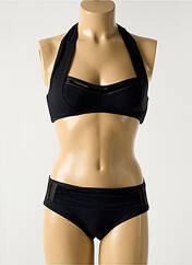 Maillot de bain 2 pièces noir MIRADONNA pour femme seconde vue