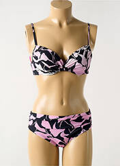 Maillot de bain 2 pièces rose MIRADONNA pour femme seconde vue