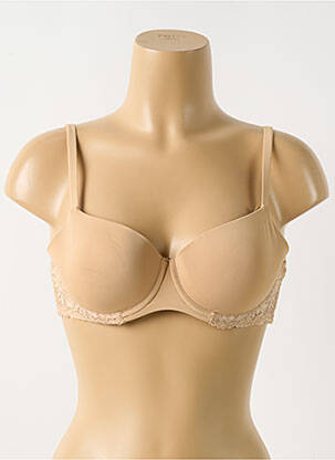 Soutien-gorge broderie haut soutien-gorge moulé chair AFTER EDEN femme
