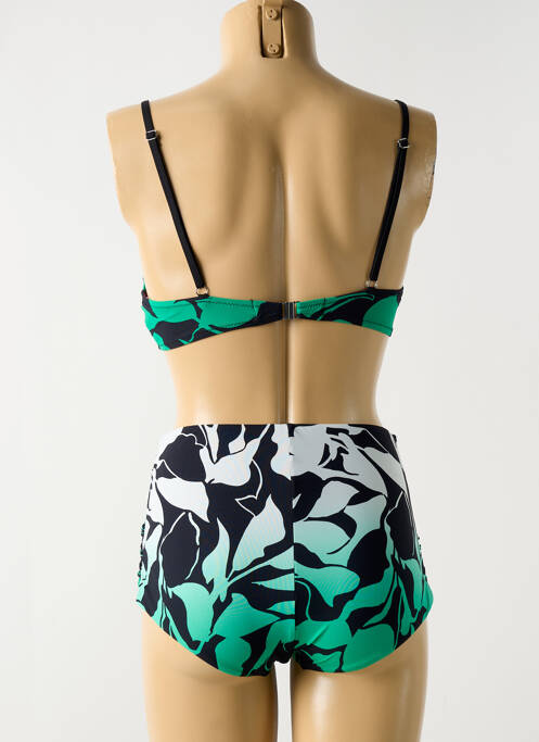Maillot de bain 2 pièces vert MIRADONNA femme