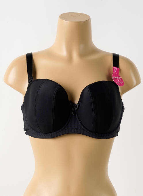 Soutien-gorge effet matière satinée haut soutien-gorge moulé noir CURVY KATE femme
