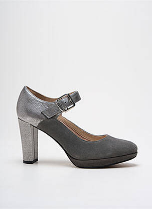 Escarpins fermeture boucle(s) talon de 7 à 9cm argent CLARKS femme