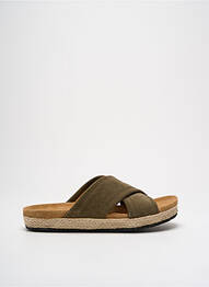 Mules/sabots voute plantaire talon plat jusqu'à 3cm vert SCHMOOVE femme