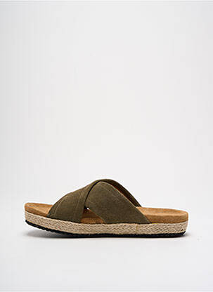 Mules/sabots voute plantaire talon plat jusqu'à 3cm vert SCHMOOVE femme