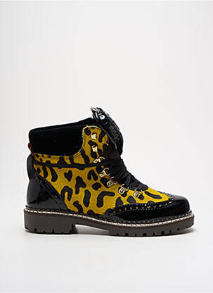 Bottines/boots fourrée talon plat jusqu'à 3cm jaune NIS femme