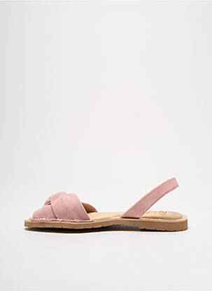 Sandales/nu pieds chiquet talon plat jusqu'à 3cm rose RIA MENORCA femme