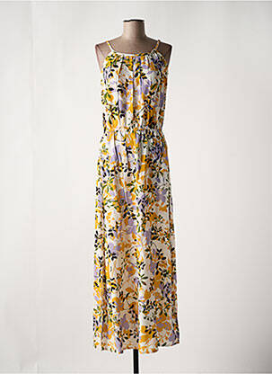 Robe de plage coupe cintrée jaune CYELL femme