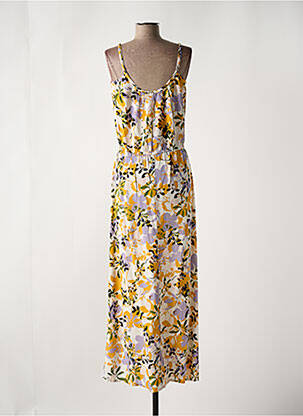 Robe de plage coupe cintrée jaune CYELL femme