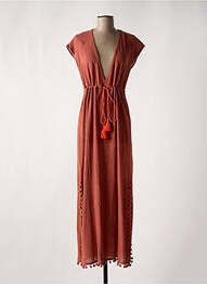 Robe de plage coupe cintrée orange CYELL femme