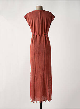 Robe de plage coupe cintrée orange CYELL femme