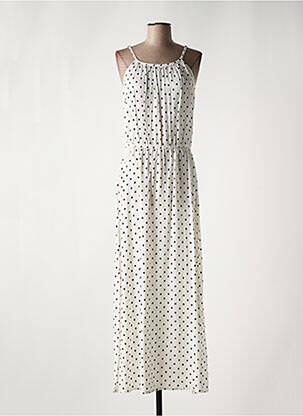 Robe de plage coupe cintrée blanc CYELL femme