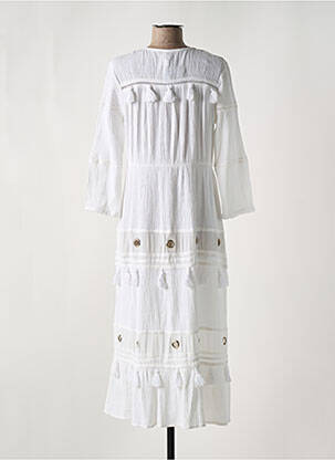 Robe de plage coupe cintrée blanc CYELL femme