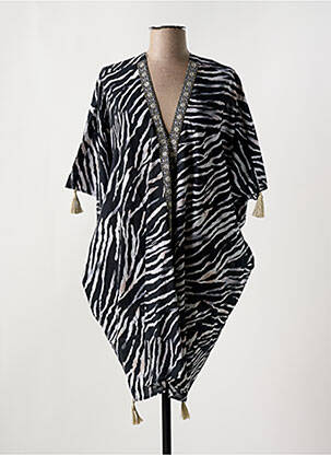 Robe de plage manches courtes noir MIRACLESUIT femme