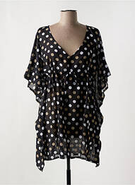 Robe courte manches courtes manches courtes noir MIRACLESUIT femme