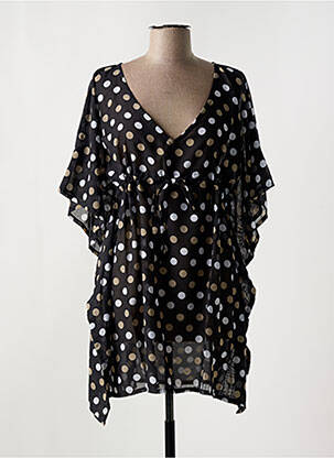 Robe courte manches courtes manches courtes noir MIRACLESUIT femme