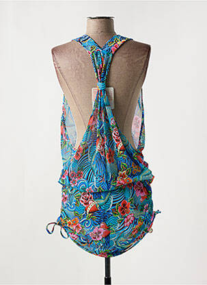Robe de plage coupe cintrée bleu LULI FAMA femme