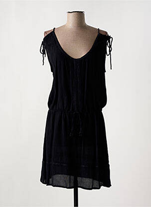 Robe de plage coupe fluide noir CYELL femme