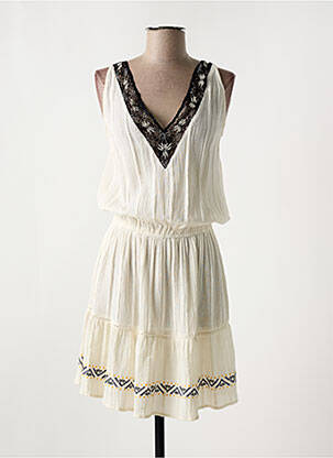 Robe de plage coupe cintrée beige CYELL femme