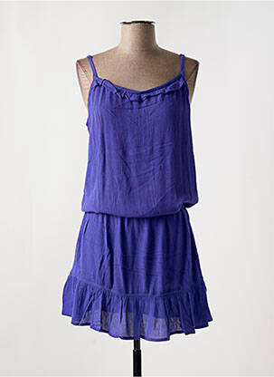 Robe de plage coupe cintrée violet CYELLE femme