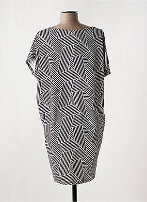 Tunique manches courtes coupe cintrée noir CYELL femme