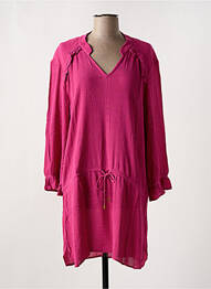 Robe de plage coupe cintrée rose CYELL femme