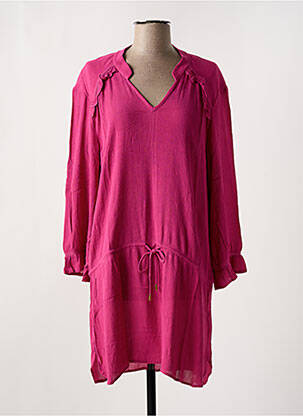 Robe de plage coupe cintrée rose CYELL femme