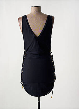 Robe de plage fines bretelles noir LULI FAMA femme