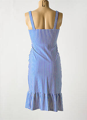 Robe de plage coupe cintrée bleu CYELL femme