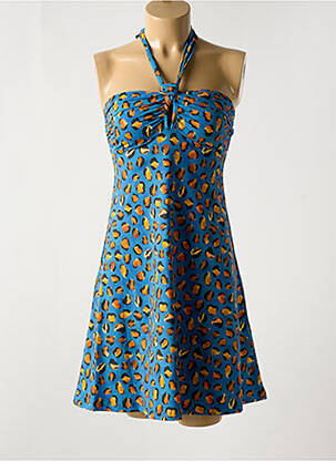 Robe de plage coupe cintrée bleu CYELL femme