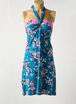 Robe de plage coupe cintrée bleu CYELL femme