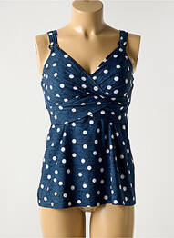 Top de bain stretch bleu MIRACLESUIT femme