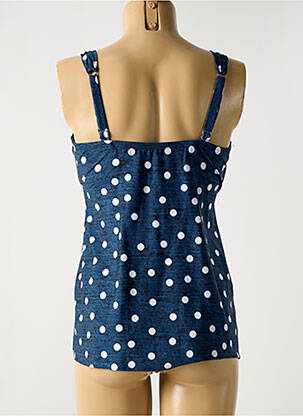Top de bain stretch bleu MIRACLESUIT femme