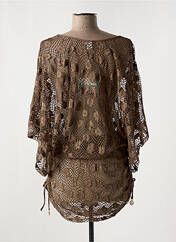 Robe de plage marron LULI FAMA pour femme seconde vue