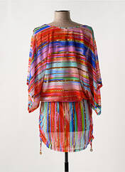 Robe de plage orange LULI FAMA pour femme seconde vue