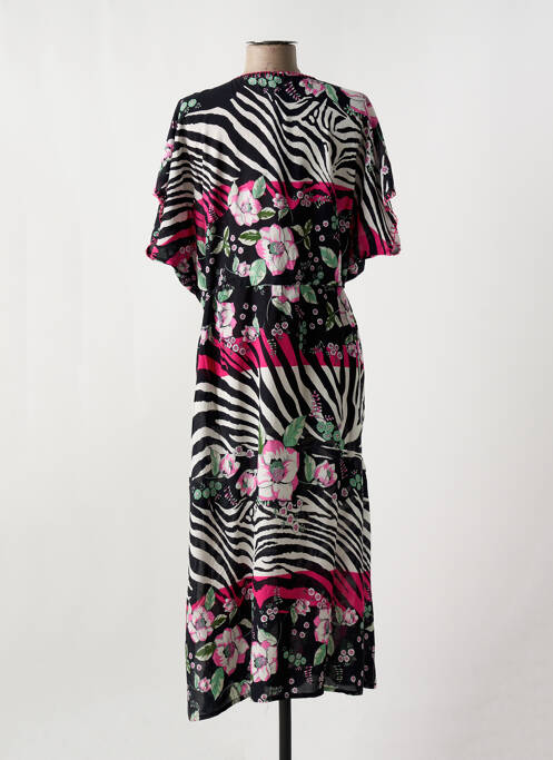 Robe de plage coupe cintrée rose MIRADONNA femme