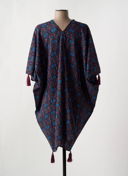 Robe de plage manches courtes bleu MIRACLESUIT femme