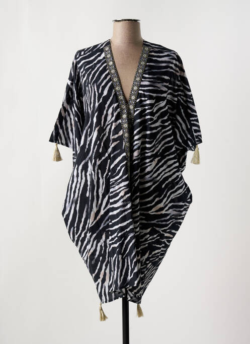 Robe de plage manches courtes noir MIRACLESUIT femme