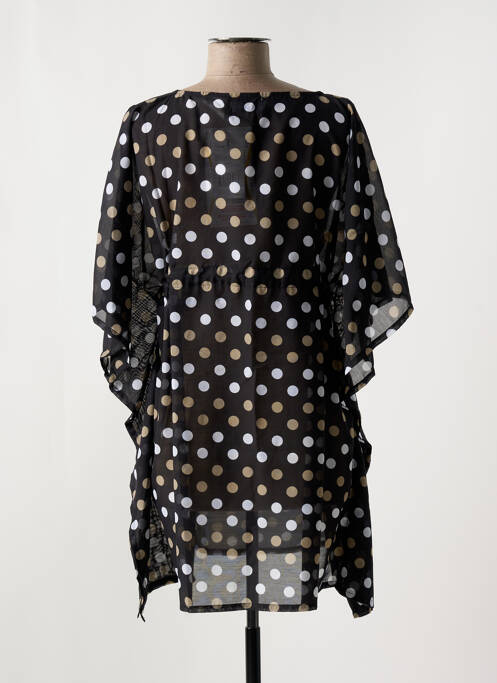 Robe courte manches courtes manches courtes noir MIRACLESUIT femme