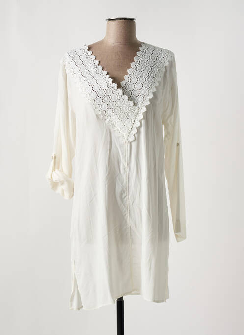 Robe de plage coupe fluide beige MILONGA femme