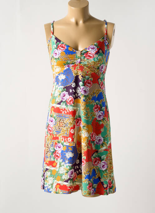 Robe de plage coupe cintrée vert CYELL femme